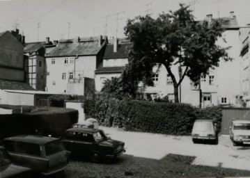 Stadtarchiv Weimar, 60 10-5/9, Blick auf die Böttchergasse , 1980