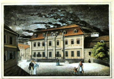 Stadtarchiv Weimar, 60 10-5/9, Blick auf das Wittumspalais, ohne Datum