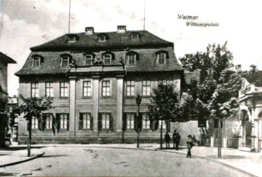 Stadtarchiv Weimar, 60 10-5/9, Blick in die Schillerstraße, um 1900