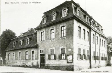 Stadtarchiv Weimar, 60 10-5/9, Wittumspalais, um 1900