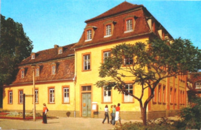 Stadtarchiv Weimar, 60 10-5/9, Blick auf den Theaterplatz/Ecke Schillerstraße, ohne Datum