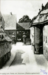 Stadtarchiv Weimar, 60 10-5/9, Blick auf den Platz Am Palais, ohne Datum