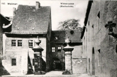 Stadtarchiv Weimar, 60 10-5/9, Wittumspalais, ohne Datum