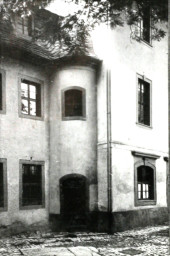 Stadtarchiv Weimar, 60 10-5/9, Blick in den Innenhof des Wittumspalais, 1980