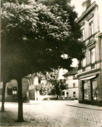 Stadtarchiv Weimar, 60 10-5/9, Blick auf den Kreuzungsbereich Windischenstraße/ Rittergasse/ Geleitstraße, um 1900