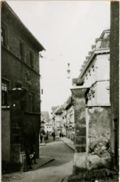 Stadtarchiv Weimar, 60 10-5/9, Blick vom Zeughof in die Rittergasse , vor 1945