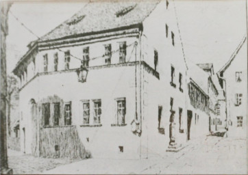 Stadtarchiv Weimar, 60 10-5/9, Blick in die Scherfgasse, ohne Datum