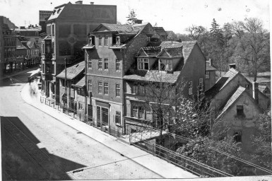 Stadtarchiv Weimar, 60 10-5/22, Blick auf die Häuser "Am Viadukt" 3, 5, 7, 9, , vor 1936