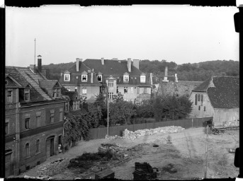 Stadtmuseum Weimar, Eichhorn 607 (K II 030 A), Blick aus der Großen Töpfergasse Richtung Nordosten, 1937