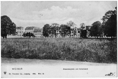 Stadtarchiv Weimar, 65 1/15A, Ansichtskarte Beethovenplatz, vor 1905