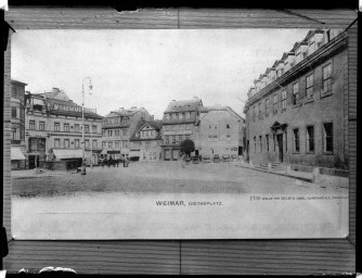 Stadtmuseum Weimar, Eichhorn 694 (K II 065 A), Reproduktion Postkarte »Frauenplan«, vor 1900