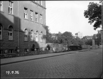 Stadtmuseum Weimar, Eichhorn 773 (K II 095 A), Blick in die Schwanseestraße Richtung Westen, 1936