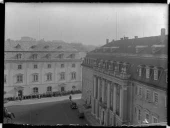 Stadtmuseum Weimar, Eichhorn 874 (K II 126 E), Blick vom Dach »Platz der Demokratie 3« über Weimar Richtung Osten, um 1940