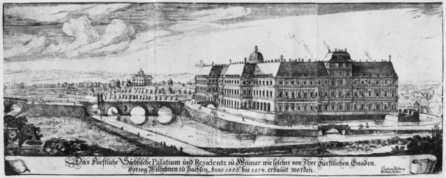 , 60 14 K1-095/2, Residenz-Schloss Weimar              , 1674