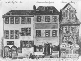 , 60 14 K1-177/2, Kaufstraße 20-24, um 1850