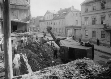 , 60 14 K1-18/3, Blick aus der Lücke Marienstraße 1b           , 1945