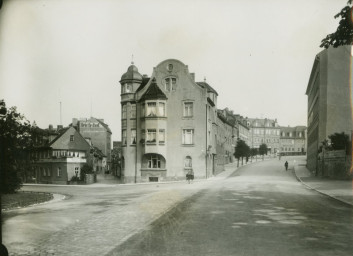 Stephan Liebig, 60 14 K2-313/3, Am ehemaligen Goldbrunnen, Blick nach Osten, um 1900
