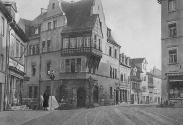 Stephan Liebig, 60 14 K2-325/3, Blick in die Breitenstraße (heutige Friedensstraße), um 1937
