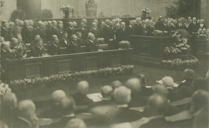Stephan Liebig, 60 14 K2-375/1, Eröffnung der Nationalversammlung, 1919