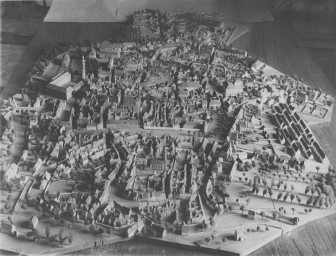 Stephan Liebig, 60 14 K2-381/1-RS-leer, Modell der Stadt Weimar, ohne Datum