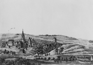 Stephan Liebig, 60 14 K2-385/1, Ansicht von Wallendorf, ohne Datum
