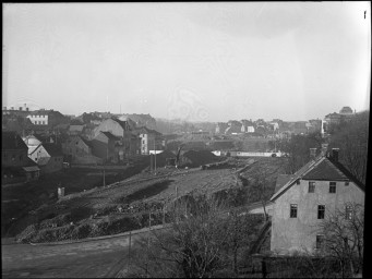 Stadtmuseum Weimar, Eichhorn 409 (K I 077 C), Blick vom Kirschberg auf die Baustelle des »Gauforums«, 1937