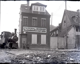 Stadtmuseum Weimar, Eichhorn 556 (K II 010d A), Blick auf das Haus »Töpfergasse 18«, 1937