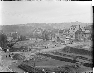 Stadtmuseum Weimar, Eichhorn 570 (K II 015 A), Blick auf die Baustelle des »Gauforums«, 1937