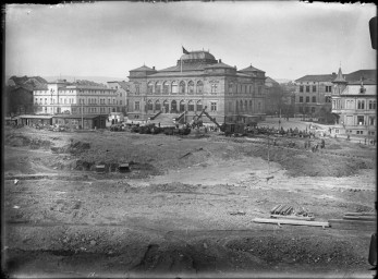 Stadtmuseum Weimar, Eichhorn 597 (K II 024 A), Blick von Südosten auf das Landemuseum, 1937