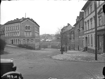 Stadtmuseum Weimar, Eichhorn 617 (K II 033 A), Blick auf den nördlichen Jakobsplan und Breitenstraße 31, 1938