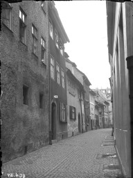 Stadtmuseum Weimar, Eichhorn 650 (K II 045 A), Blick in die Rosmaringasse Richtung Norden, wohl 1938