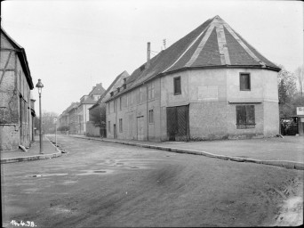 Stadtmuseum Weimar, Eichhorn 738 (K II 082 A), Blick auf die Scheunen in der Coudraystraße, 1938