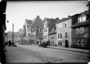 Stadtarchiv Weimar, 60 14 Negativ 003, Blick in die Breitenstraße Richtung Kettenberg, vor 1938