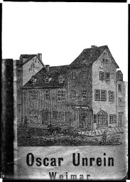 Stadtarchiv Weimar, 60 14 Negativ 050, Blick von Nordwesten auf die Ecke Rittergasse/Geleitstraße, um 1875