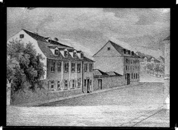 Stadtarchiv Weimar, 60 14 Negativ 052, Blick auf das Wielandhaus, ohne Datum