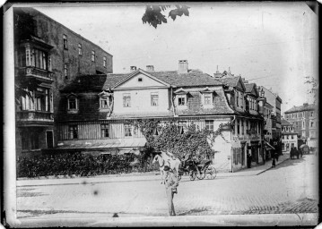 Stadtarchiv Weimar, 60 14 Negativ 070, Blick vom Wielandplatz Richtung Frauenplan, zwischen 1900/1904