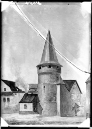 , 60 14 Negativ 081, West-Turm am Frauentor         , vor 1826