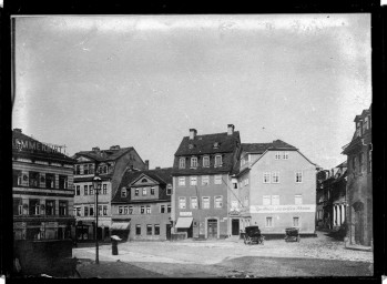 Stadtarchiv Weimar, 60 14 Negativ 088, Frauenplan, Blick Richtung Osten, vor 1900