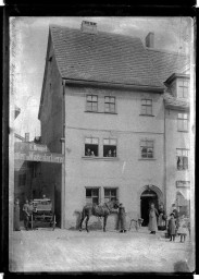 Stadtarchiv Weimar, 60 14 Negativ 089, Frauenplan 17a, damals Goetheplatz, vor 1890