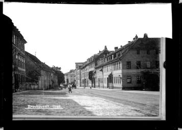 Stadtarchiv Weimar, 60 14 Negativ 094, Steubenstrasse, Blick nach Westen, um 1880