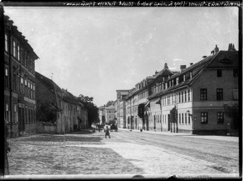 Stadtarchiv Weimar, 60 14 Negativ 096, Steubenstraße, damals Brauhausstraße, 1889