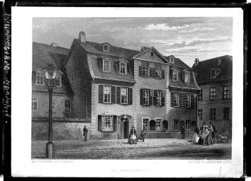 Stadtarchiv Weimar, 60 14 Negativ 103, Schillerhaus  1830 , 1830