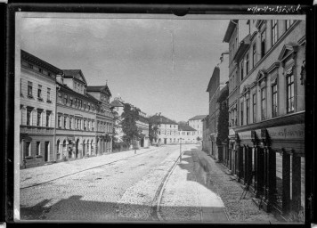 Stadtarchiv Weimar, 60 14 Negativ 108, Schillerstraße, Blick Richtung Westen, vor 1892