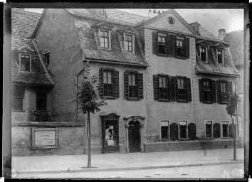 Stadtarchiv Weimar, 60 14 Negativ 111   , Schillerhaus nach 1892, nach 1892