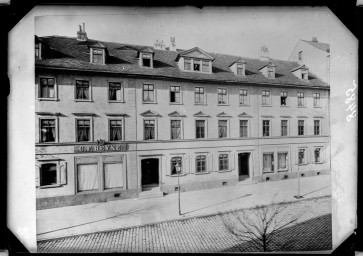 Stadtarchiv Weimar, 60 14 Negativ 112, Schillerstrasse -  Nr. 13 + Nr. 15, um 1890