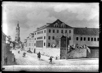 Stadtarchiv Weimar, 60 14 Negativ 120, Blick vom Graben in die Marstallstraße, ohne Datum