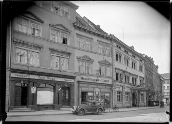 Stadtarchiv Weimar, 60 14 Negativ 136, Markt, Südseite, um 1900