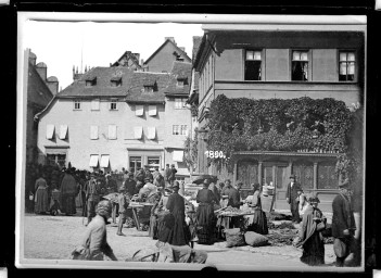 Stadtarchiv Weimar, 60 14 Negativ 145, Grüner Markt        , 1890