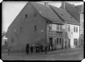 Stadtarchiv Weimar, 60 14 Negativ 188, Ecke Kettenberg – Breitenstraße, um 1900