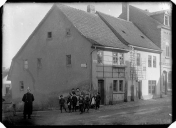 Stadtarchiv Weimar, 60 14 Negativ 189, Ecke Kettenberg – Breitenstraße, um 1900